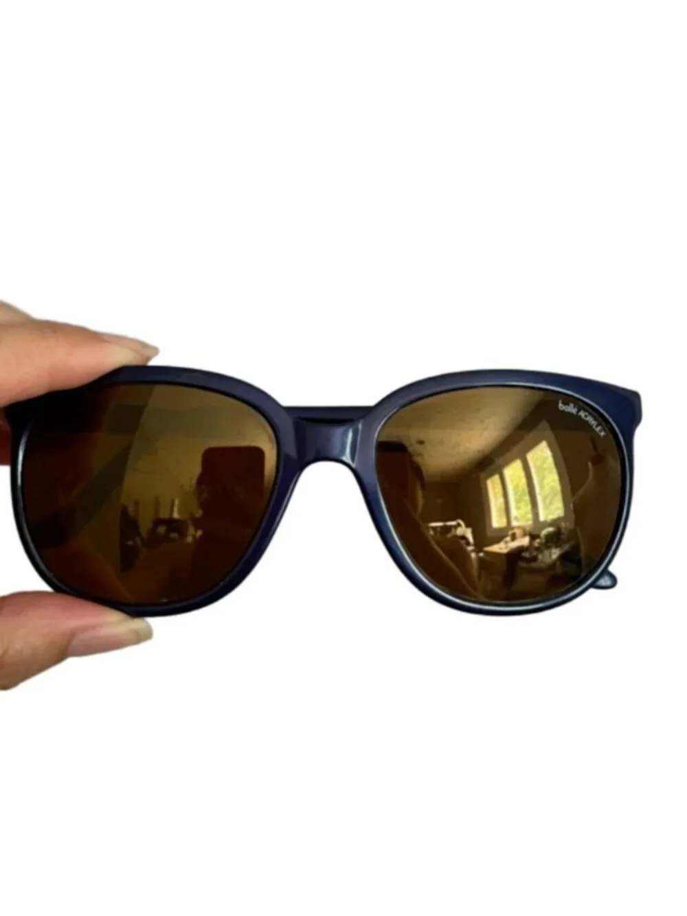 Vintage Bolle x LL Bean 396 Round Mirrored Lens Sunglasses - made in France 🇫🇷